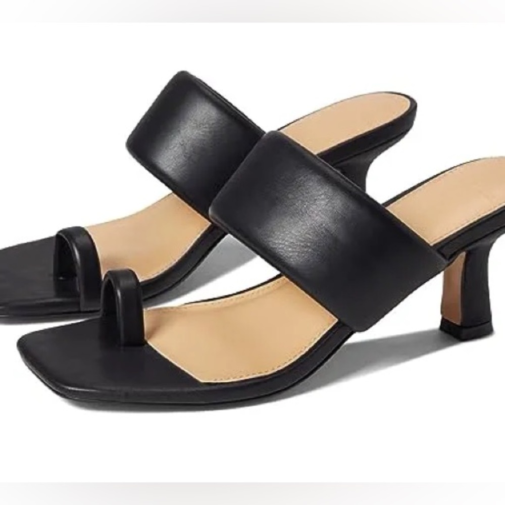 Abercrombie & Fitch Black Heeled Sandals